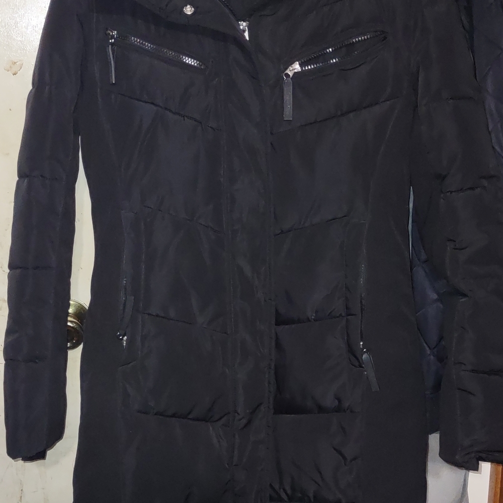 Calvin Klein puffer trench coat